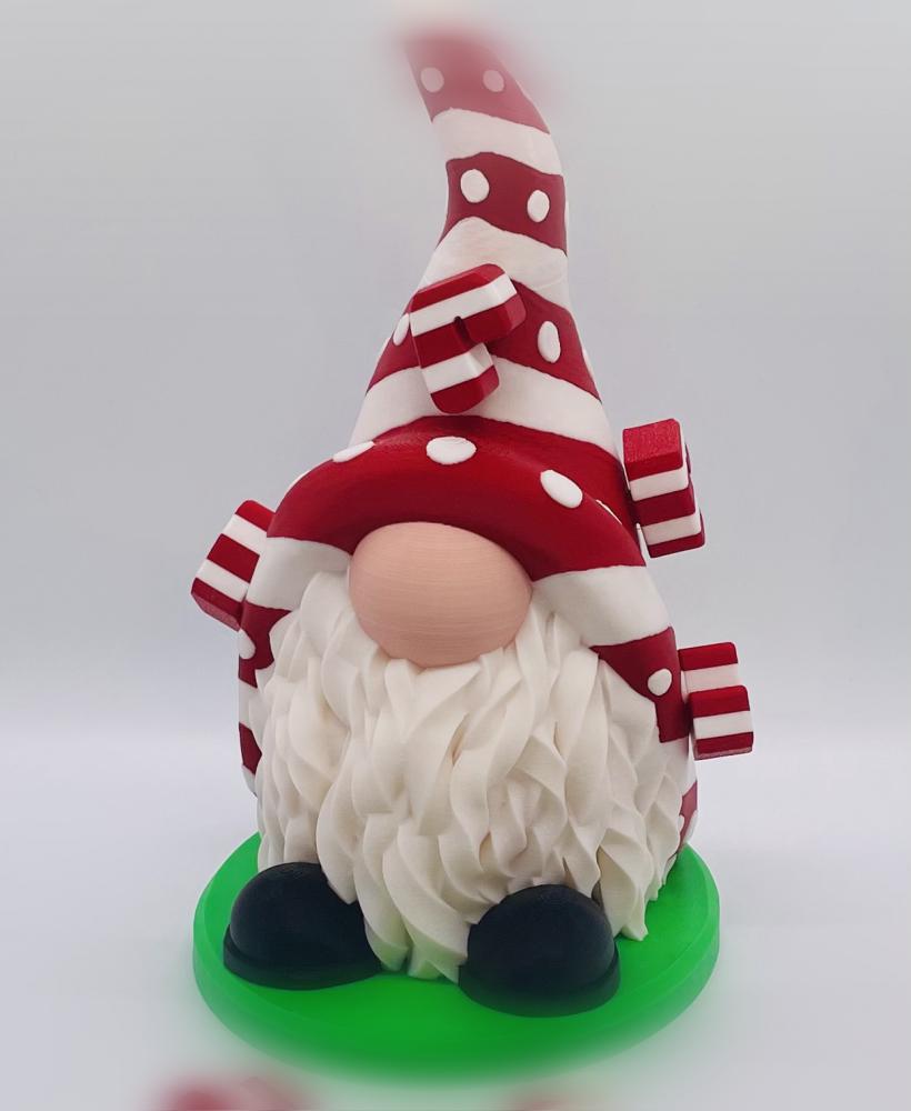 Candy Cane Gnome 3d model