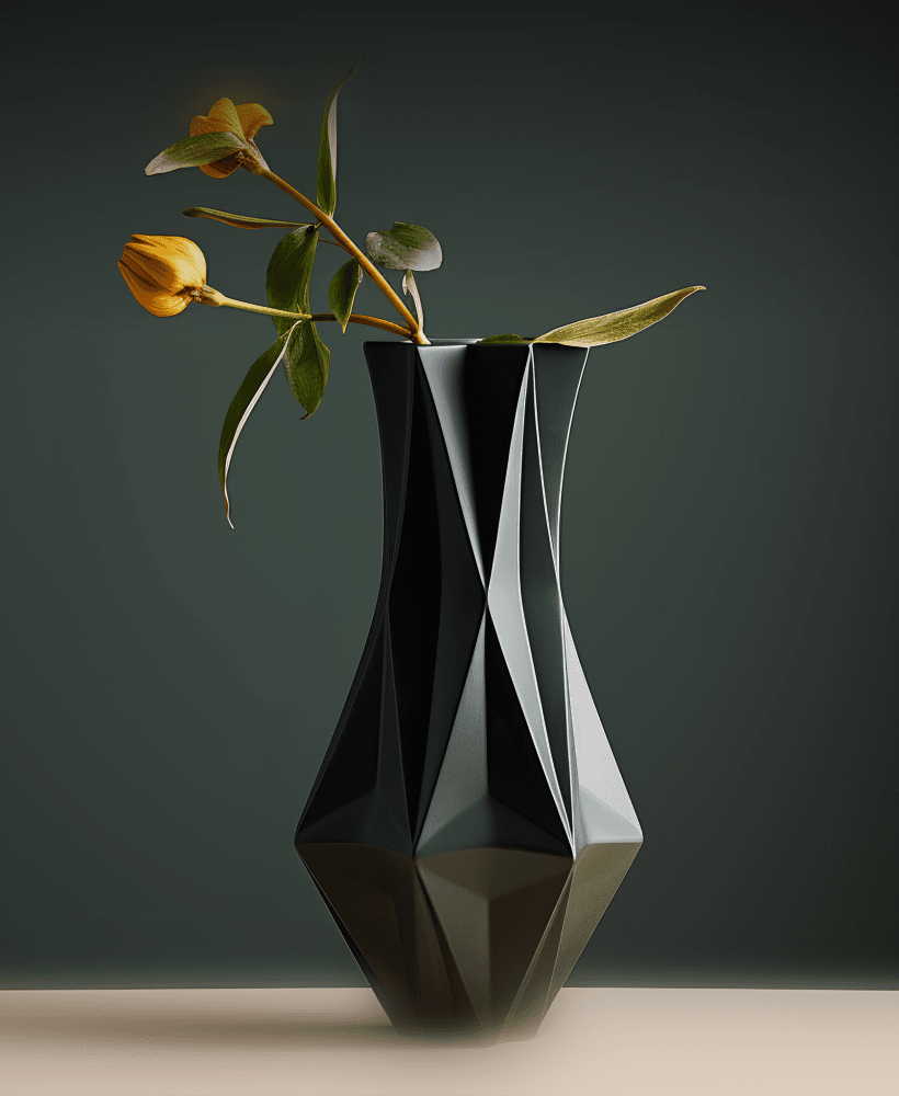 Rimini Vase – Geometric Elegance for Modern Spaces 3d model