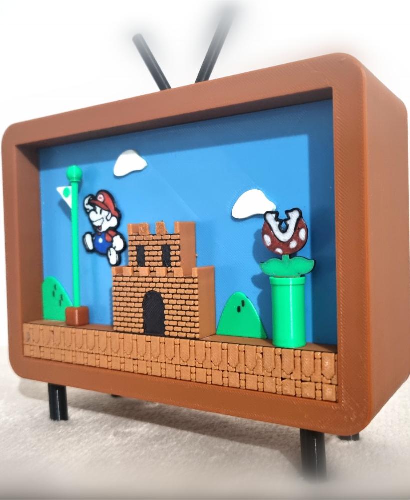 Mario TV.3mf 3d model