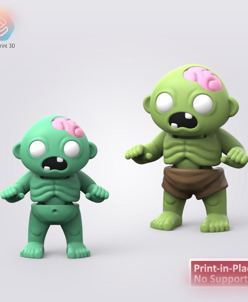 Halloween Flexi Zombie 3d model