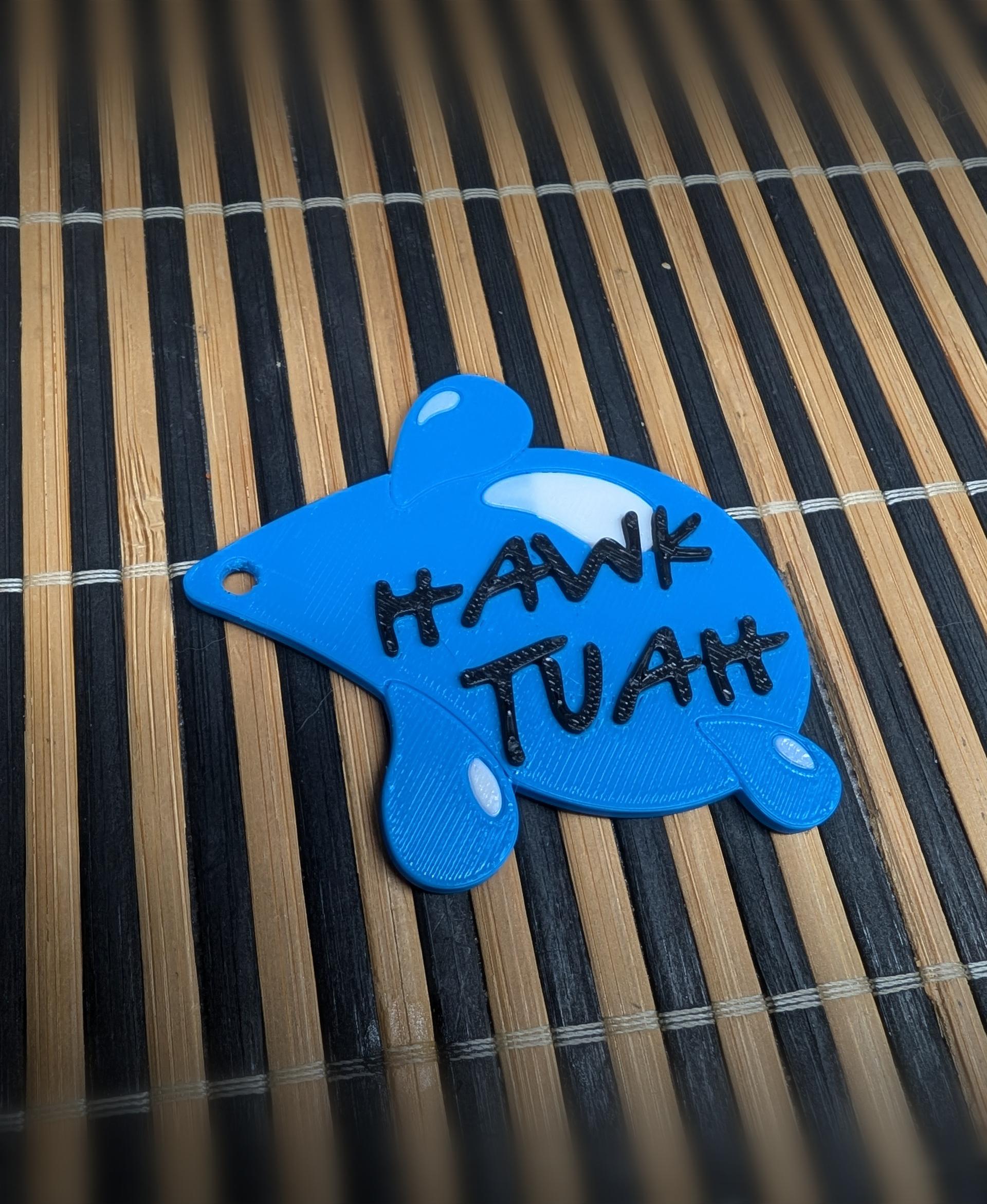 Hawk Tuah Keychain 3d model