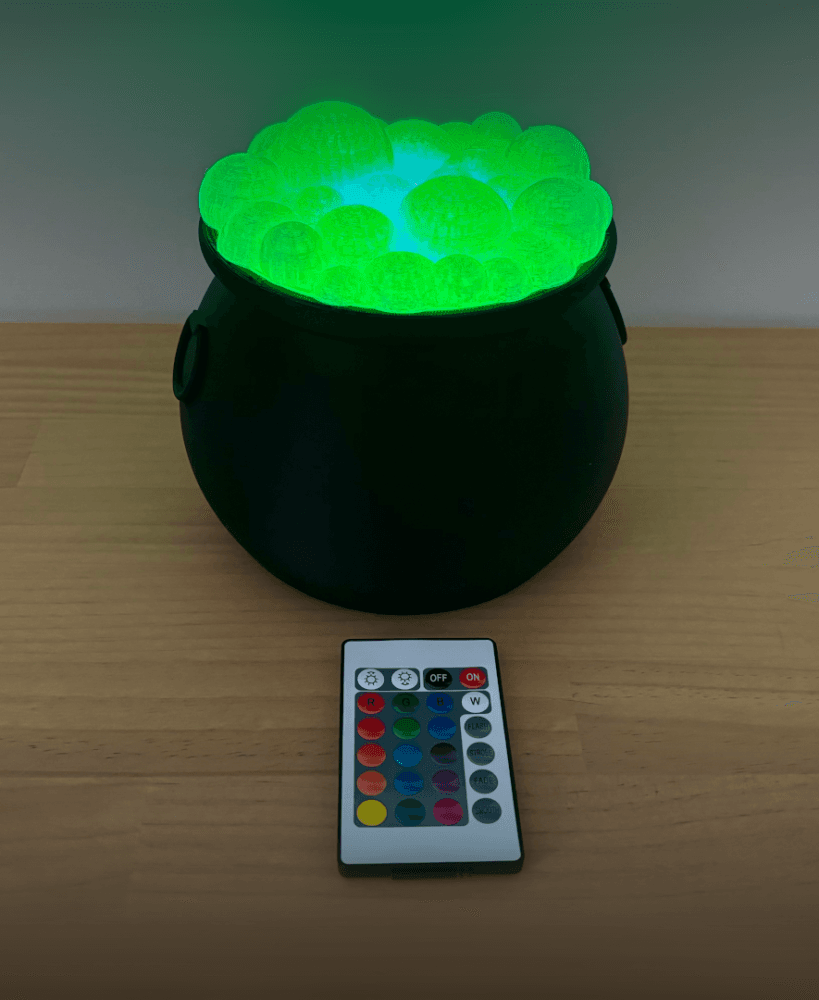 LED Cauldron Halloween Decoration 3d model