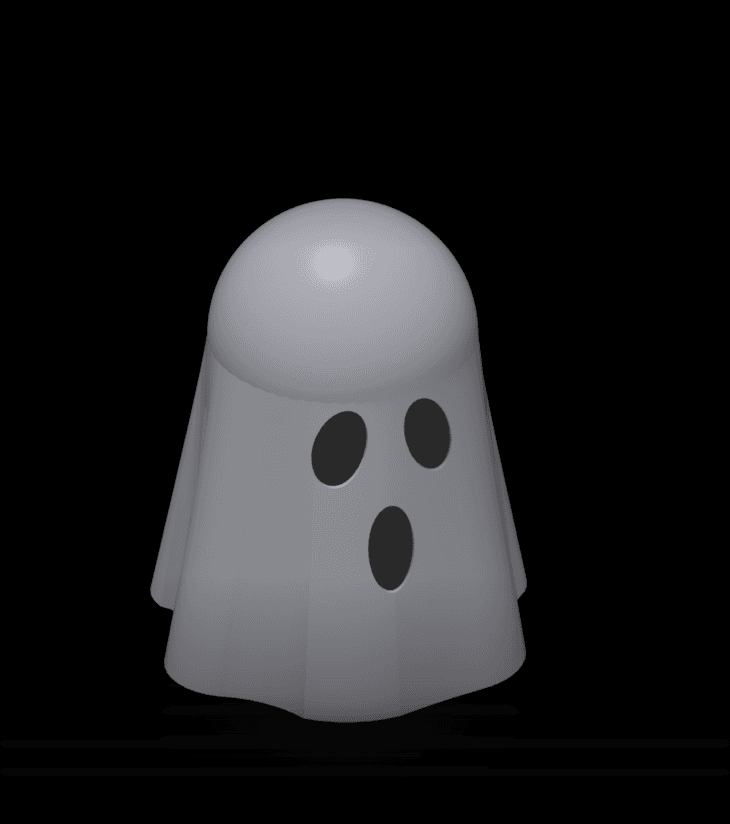 Halloween Ghost Jar 3d model