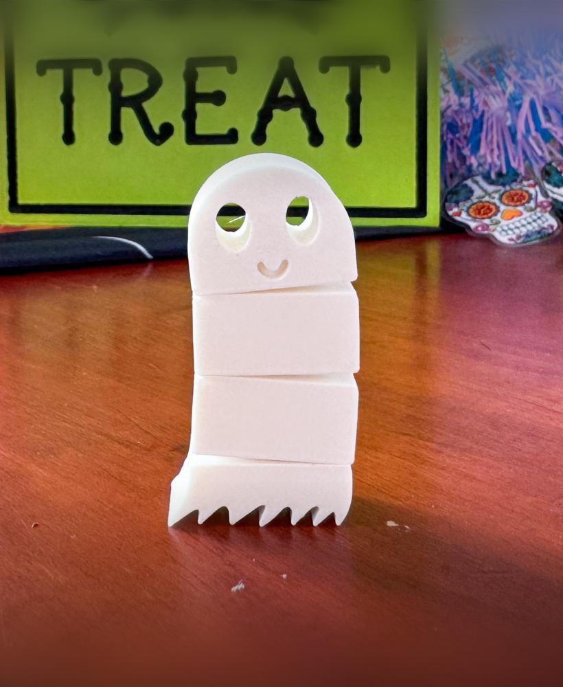 Flexi Articulated Ghost Halloween Decoration 3d model