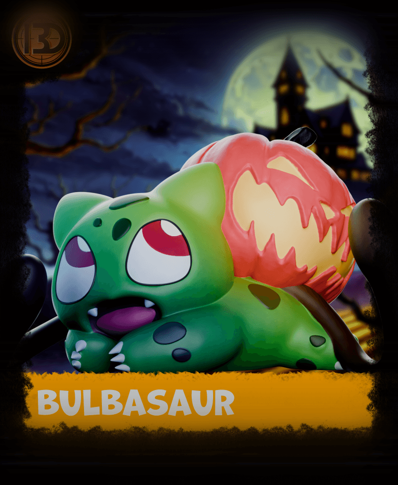 Bulbasaur Pumpkin 3d model