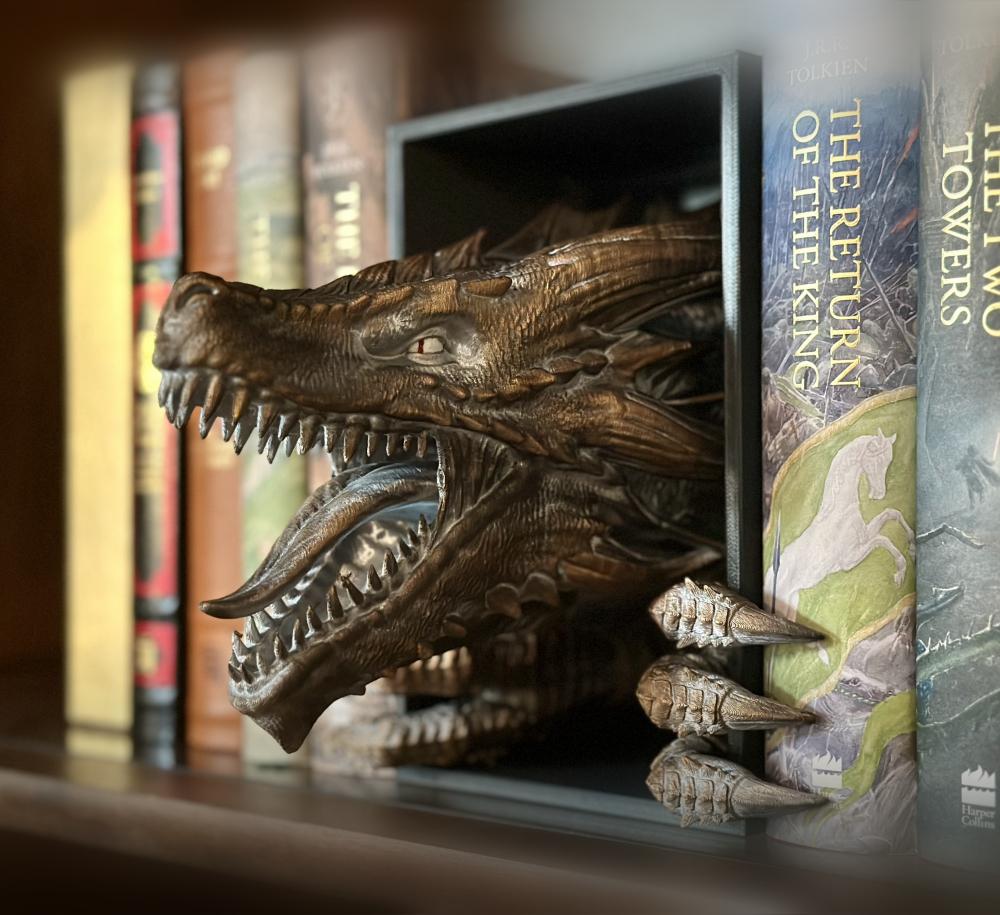 Dragon Awakening Book Nook and Wall Mounted Version 3d model