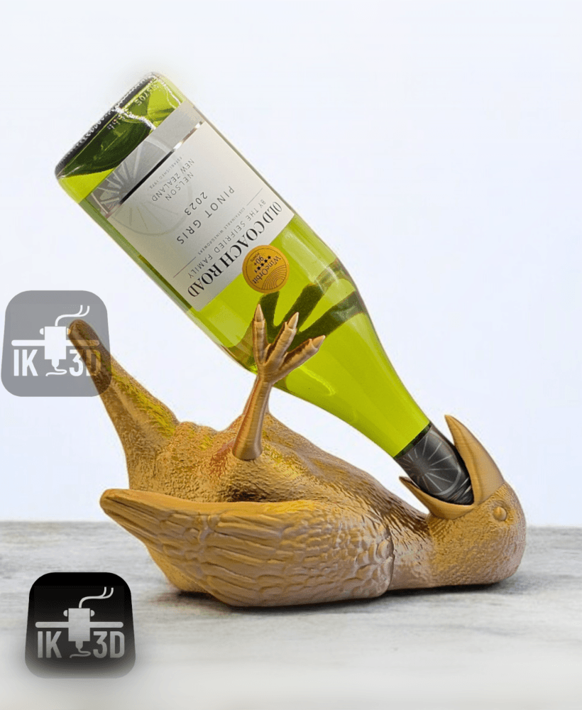 Raven Wine Bottle Holder  3d model