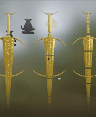 Golden Order Greatsword from Elden Ring 3d model