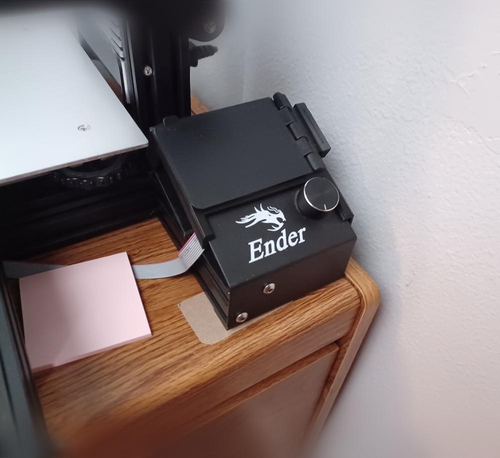 Ender 3 Screen cover and case 3d model