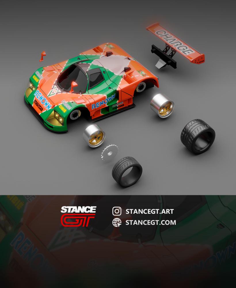 Mazda 787B | ORIGINALS | Model kit car 3d model