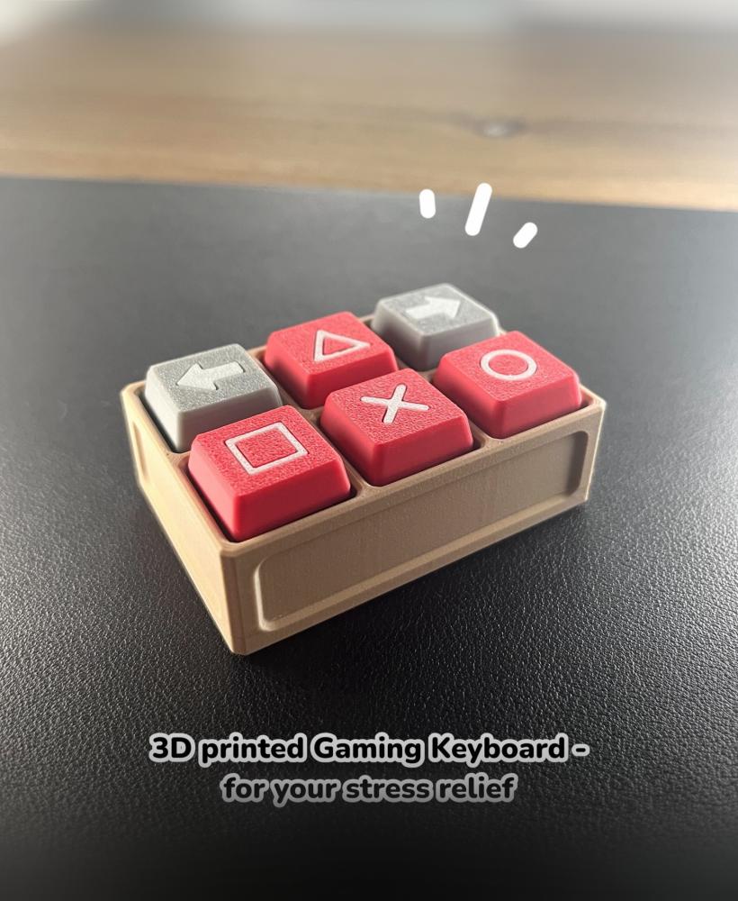 DIY Keyboard for stress relief 3d model