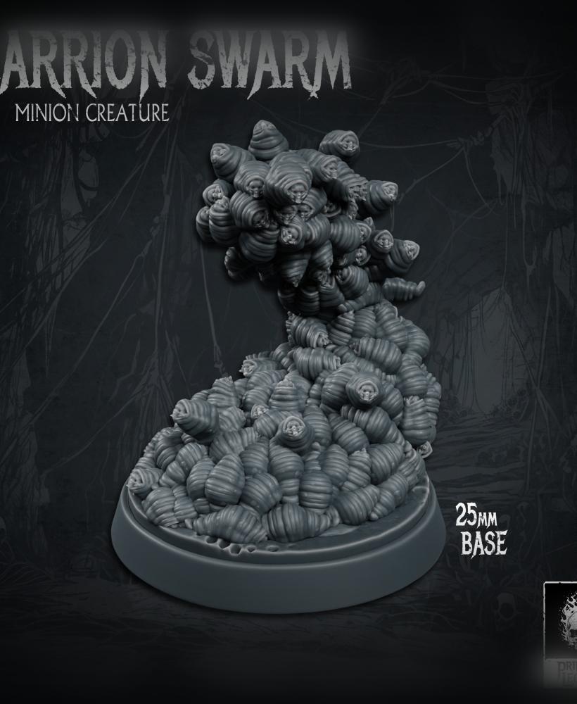 Carrion Swarm 02 (25mm Base) 3d model