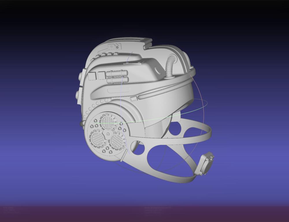 Alien Nostromo Emergency Helmet Printable Assembly 3d model