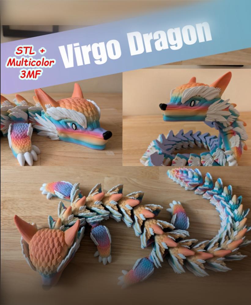 Virgo Dragon - Articulated Dragon 3d model