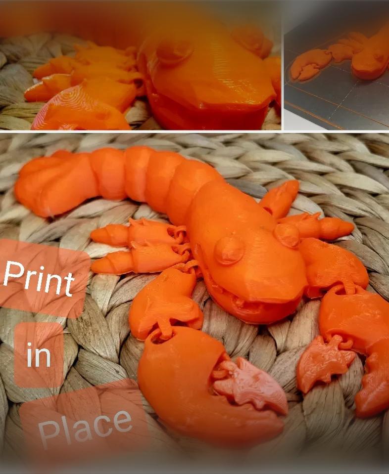 Articulated lobster 3d model