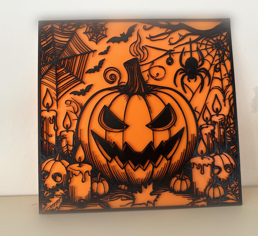 halloween painting 3d model