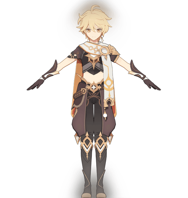 Genshin Impact Aether 3d model