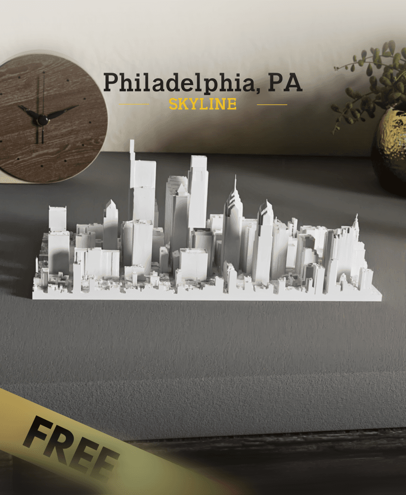 Philadelphia, PA - Skyline 3d model