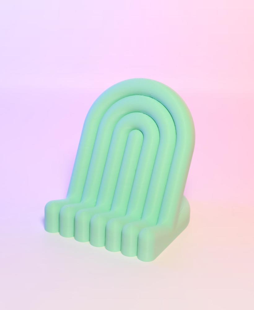 Rainbow Phone Stand 3d model