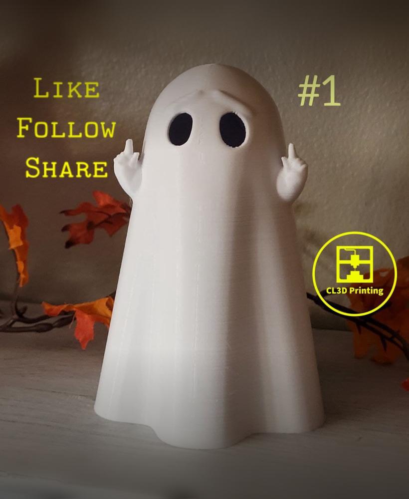 Ghost Decoration - Number One 3d model