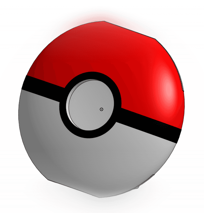 Pokéball / Pokémon Go Plus + Protective Case 3d model