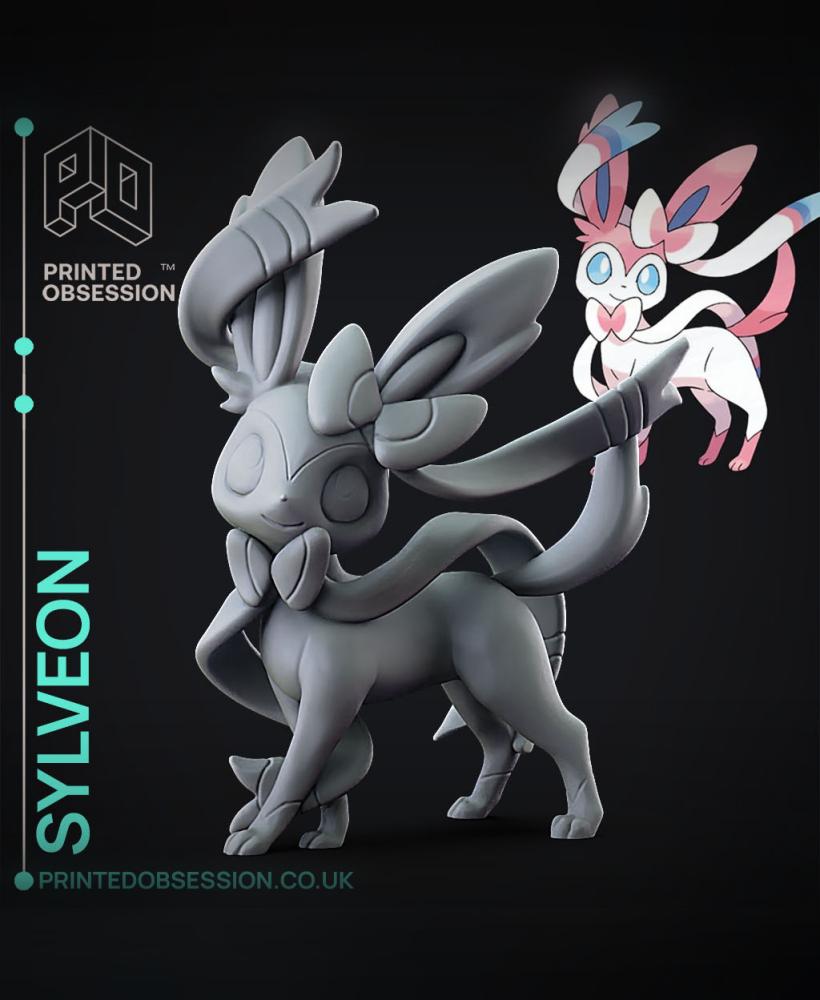 Sylveon - Pokemon - Fan Art 3d model