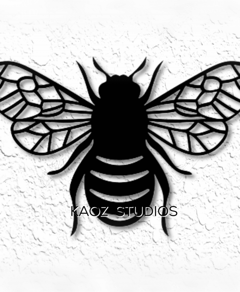 honey bee wall art insect decor honeybee 3d model