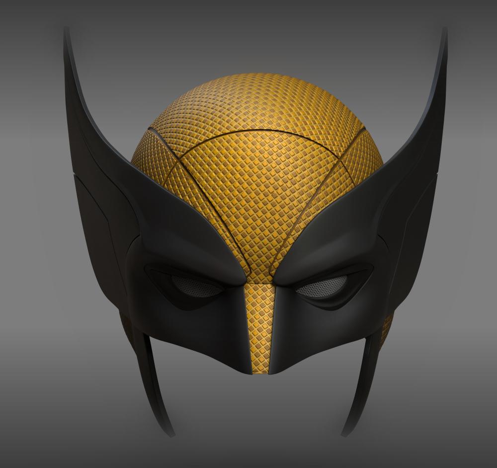 Wolverine Cowl Offical V2 (Correct Texture) 3d model