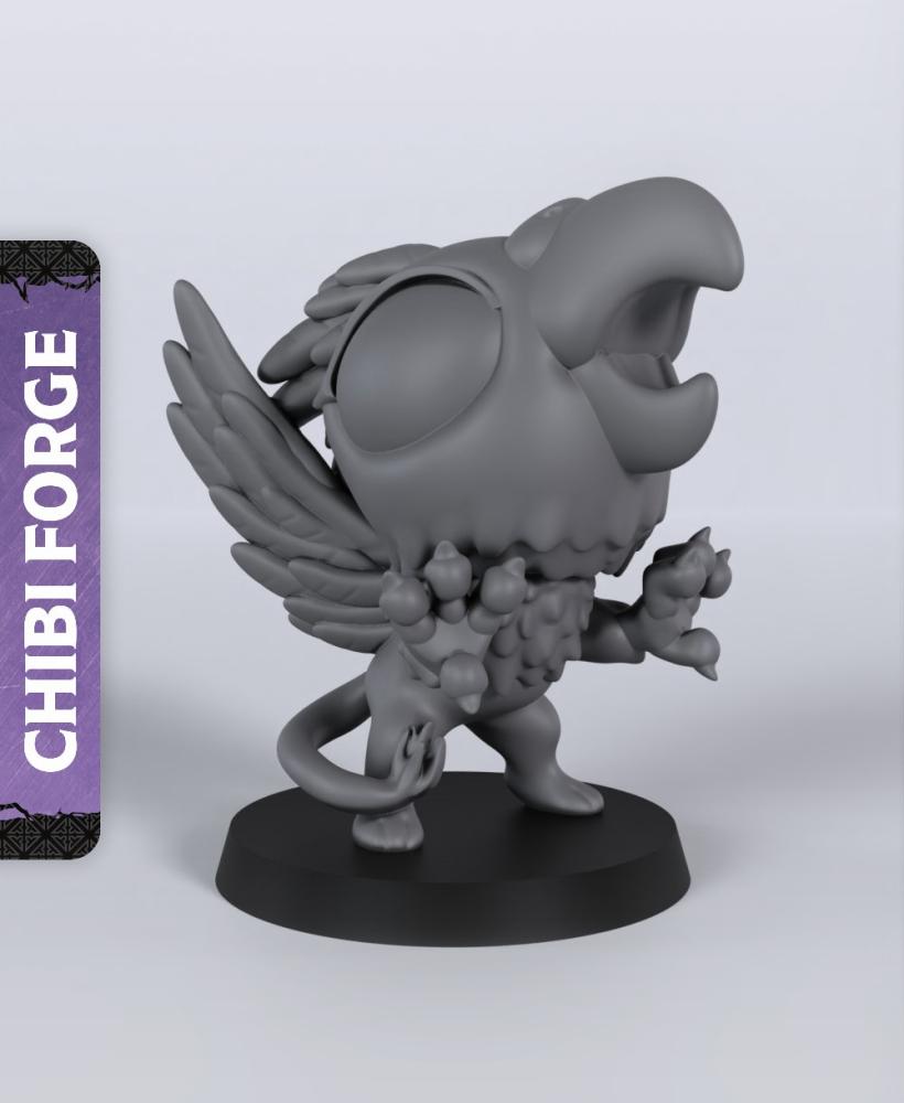 Gryphon  Chibi - With Free Dragon Warhammer - 5e DnD Inspired for RPG and Wargamers 3d model