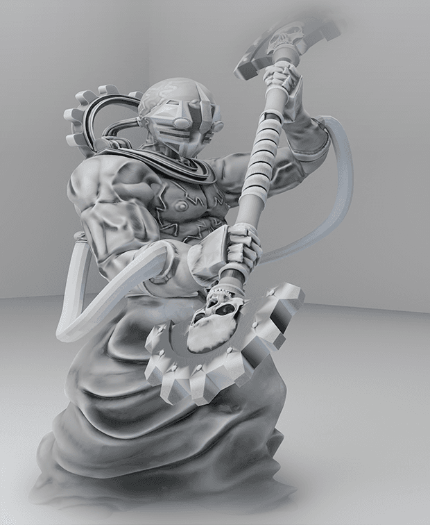 ADEPTUS MECHANICUS - FULGURITE ELECTRO PRIEST WARRIOR 4 W40K 3d model