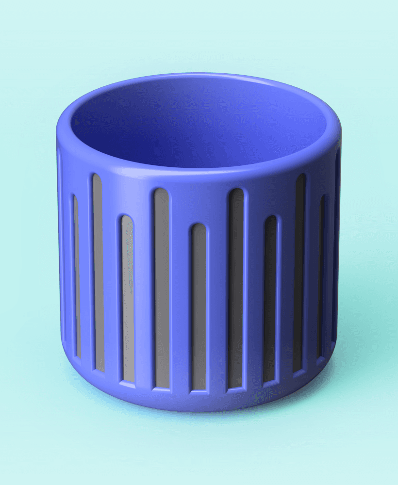 Faceted Planter 3d model