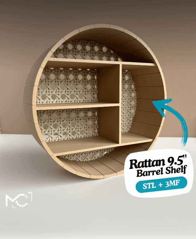 CircularBarrelShelf 3d model