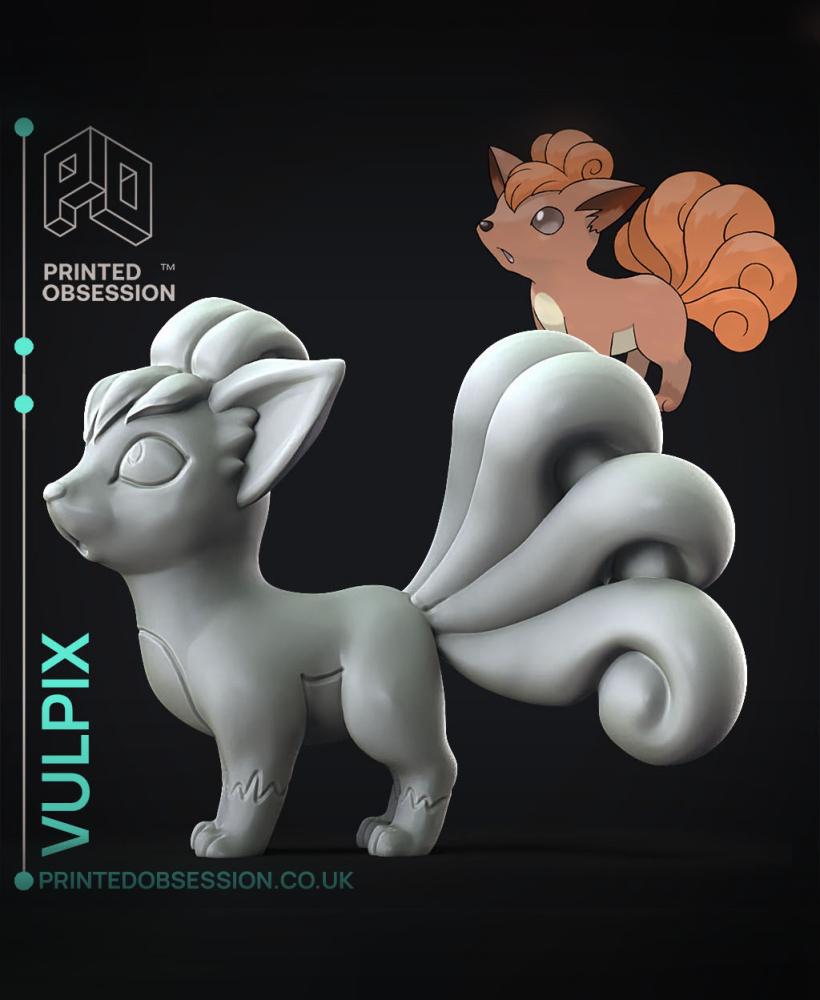 Vulpix - Pokemon - Fan Art 3d model