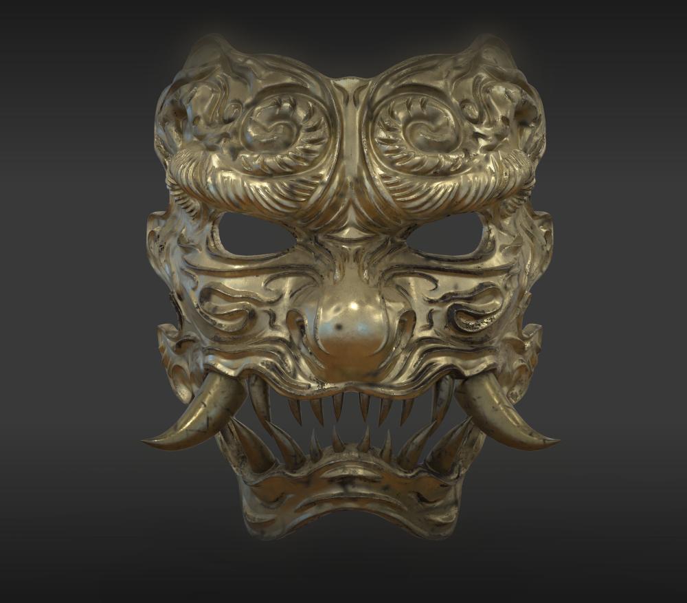 Black Myth Wukong Oni Mask 3d model