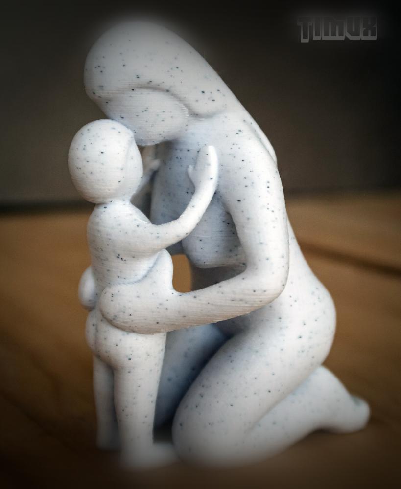 MOTHER AND SON SCULPTURE #3 3d model