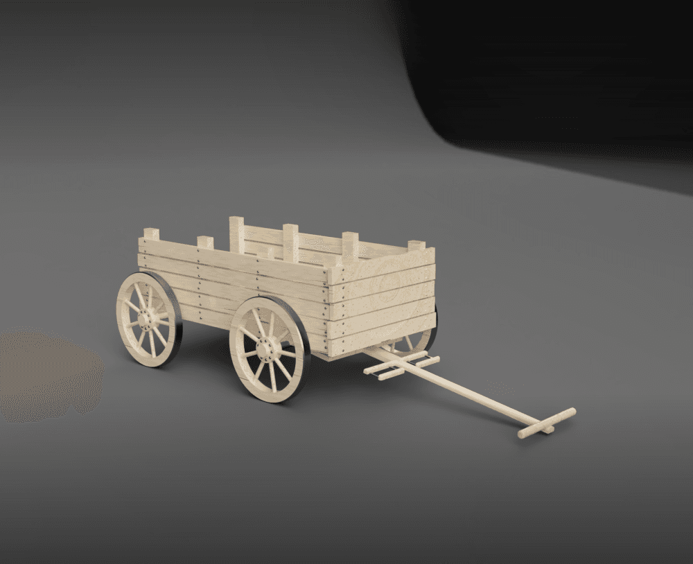 Heavy Cart Scaled and cut.stl 3d model