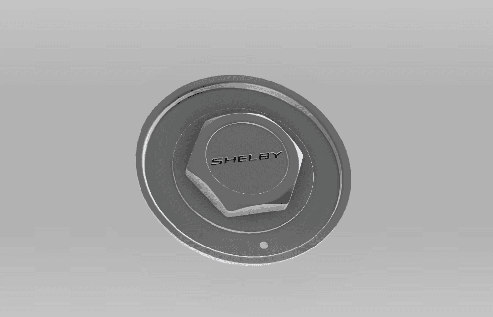 Shelby Wheel Caps 3d model