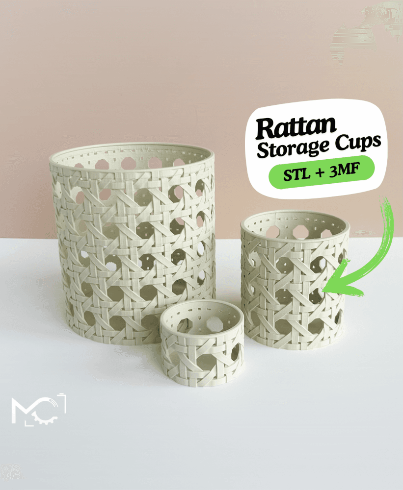 RattanCups 3d model