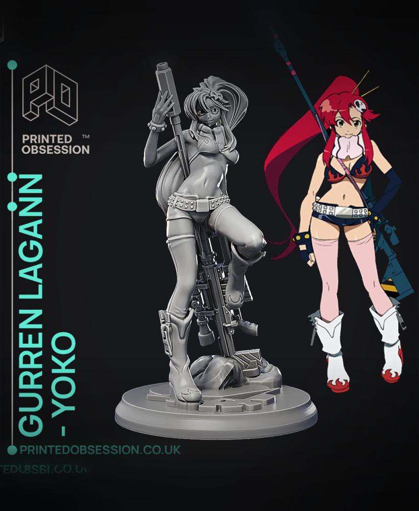 Yoko - Gurren Lagann - Fan Art 3d model