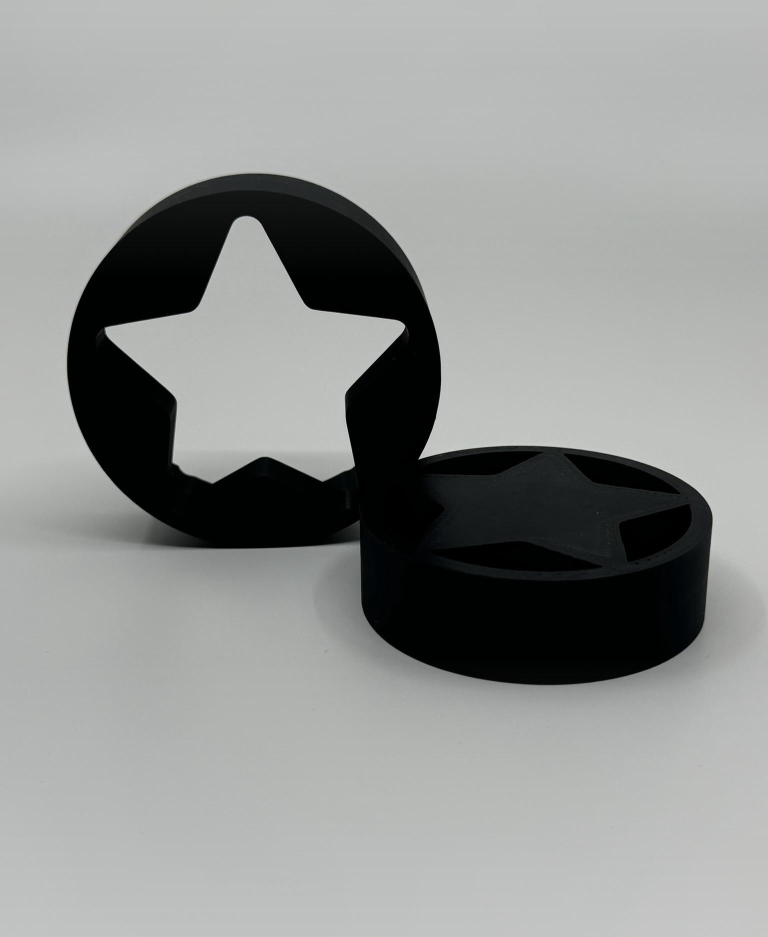 Flashlight Star Cap 3d model