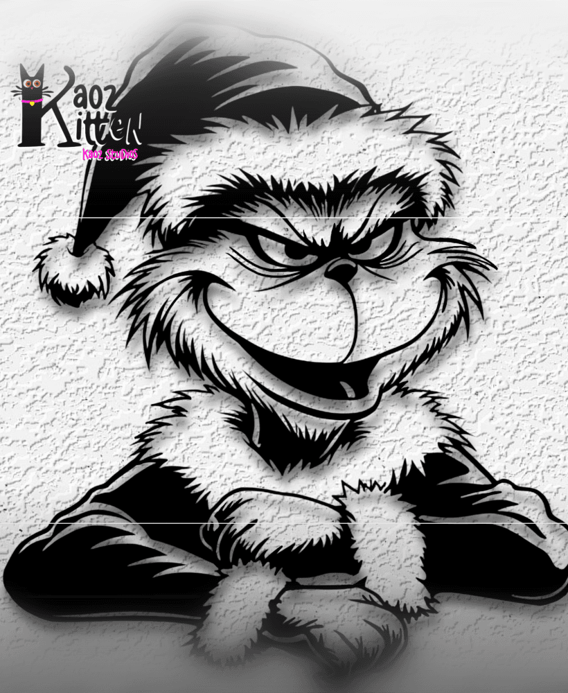 The Grinch who Stole Christmas wall art Holiday Decor 3d model