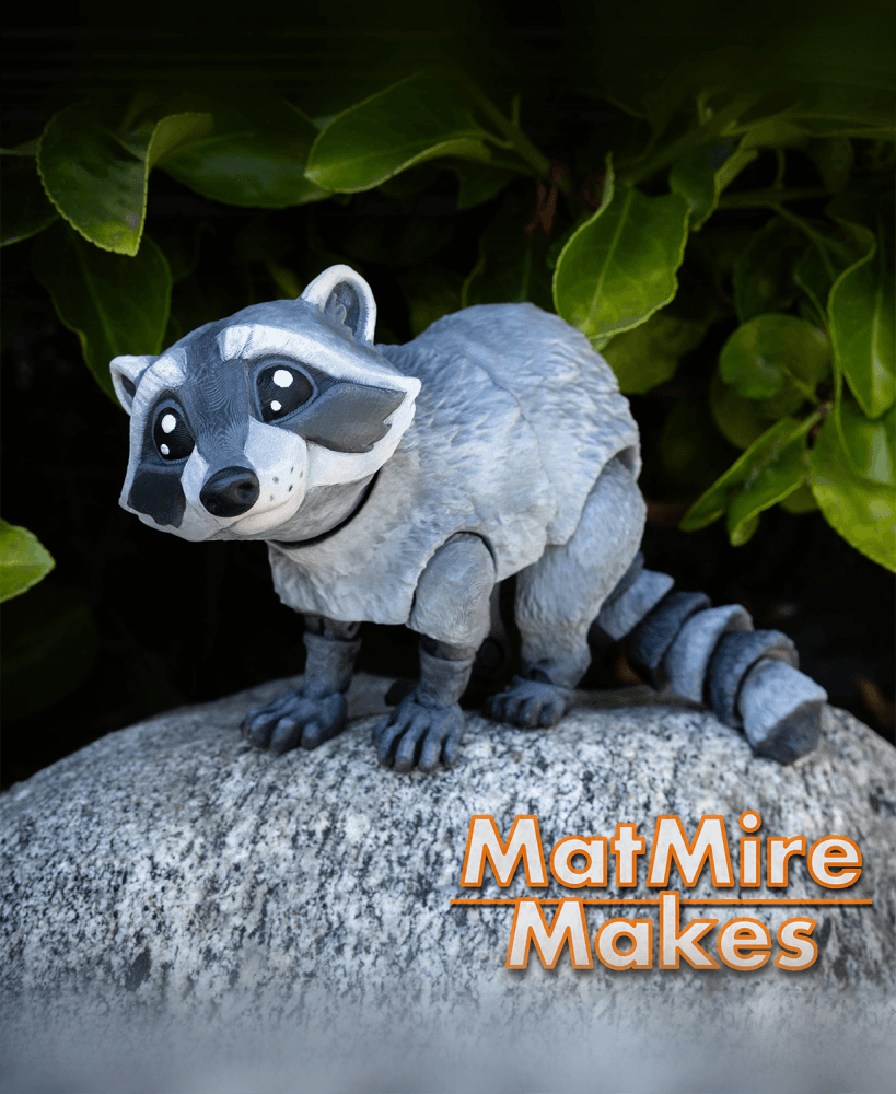 Raccoon - Articulated Figure 3d model