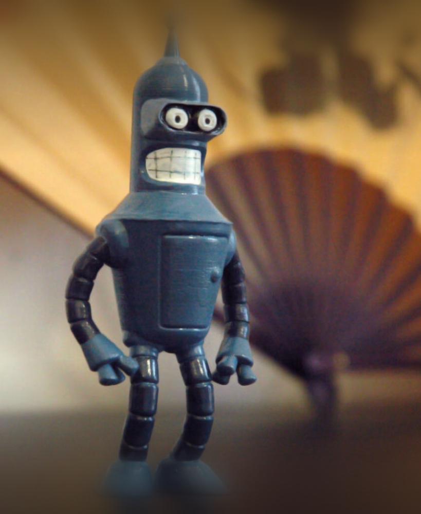 Bender from Futurama 3d model