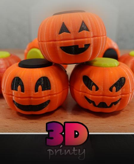 Pumpkin Twisty Fidget 3d model