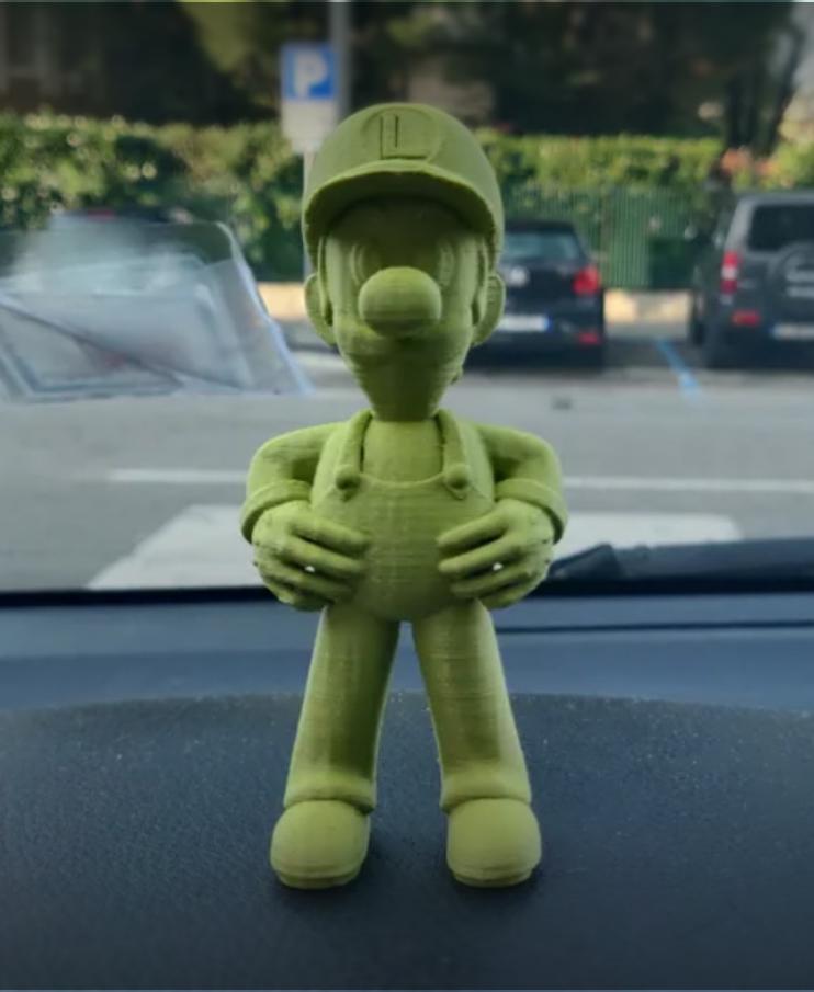 Luigi from Super Mario videogames (Whole Version) 3d model