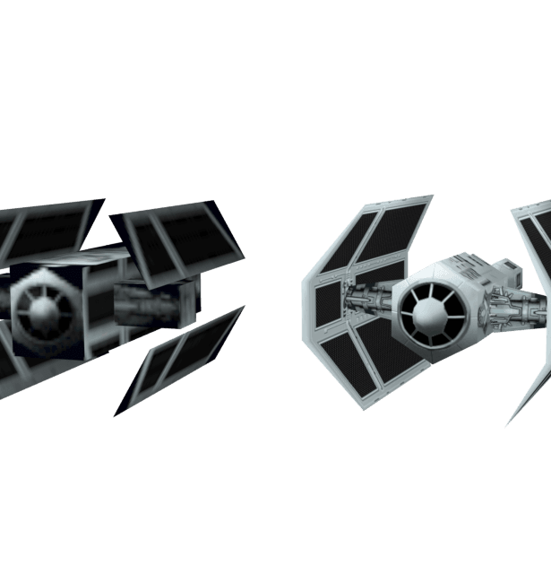 Star Wars Tie Experimental M4 3d model