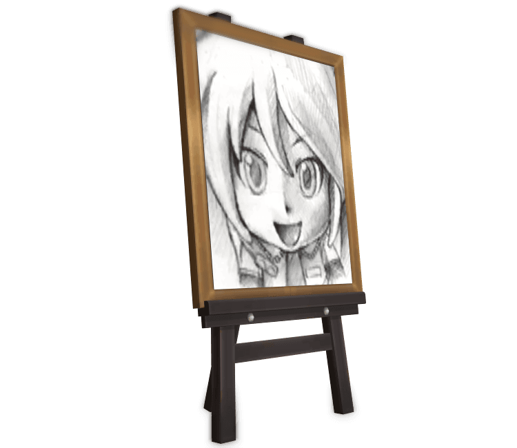 Canvas Easel 3d model