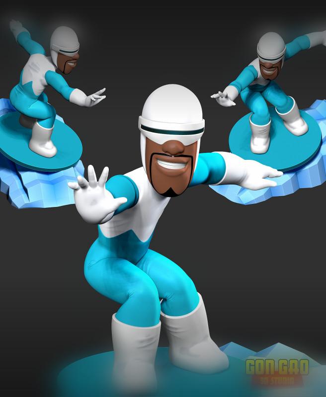 frozone 3d model