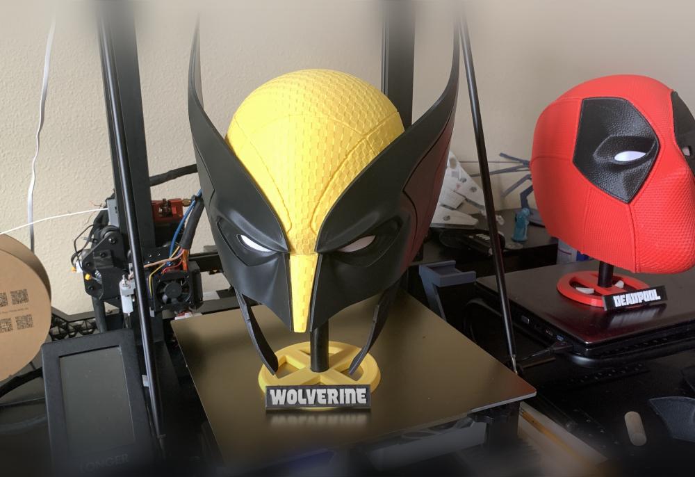 Wolverine Helmet Stand 3d model