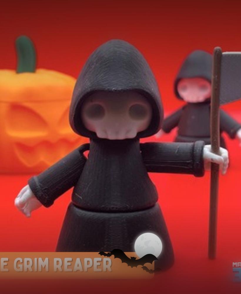 3D Printable Flexi Grim Reaper 3d model